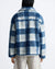 NEW DNWR Luxe Blue Plaid Lamb Coat