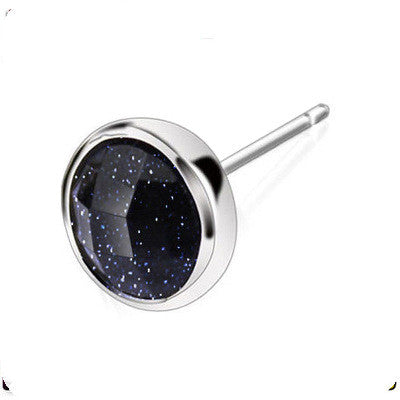 Pendientes de plata de ley 925 hipoalergénicos.