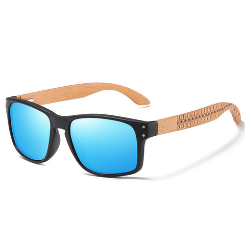 Bamboo & Wood Detail Trend Sunglasses
