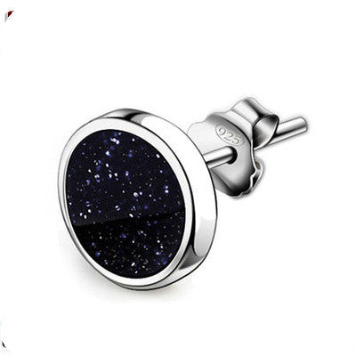 Pendientes de plata de ley 925 hipoalergénicos.