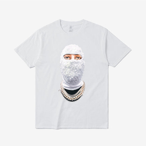 T-shirt Cagoule et chaînes