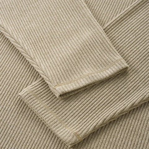 HANKANON Long Sleeve Knitted Polo Shirt