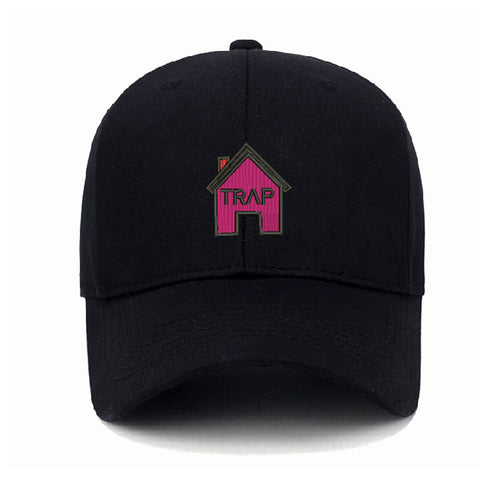 Gorra de béisbol bordada Trap House
