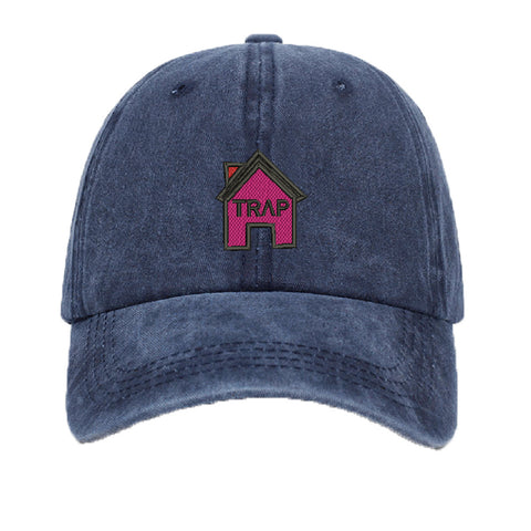 Gorra de béisbol bordada Trap House