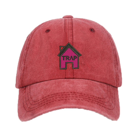 Gorra de béisbol bordada Trap House