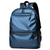 Simple PU Solid Color Backpack - Black|Grey|Blue