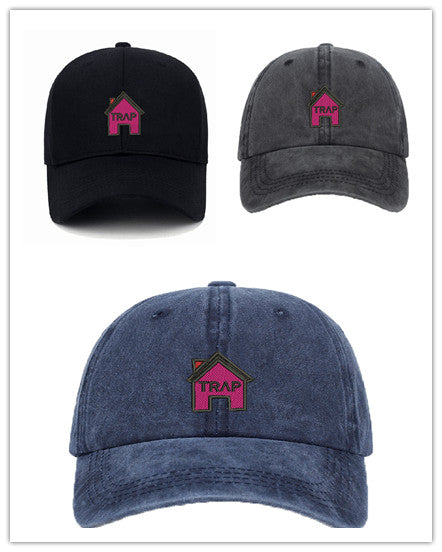Gorra de béisbol bordada Trap House