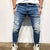 Men's Fashion Mid Waist Slim Fit Jeans