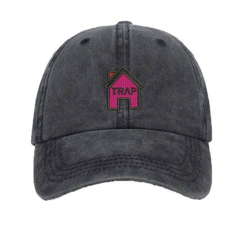 Gorra de béisbol bordada Trap House