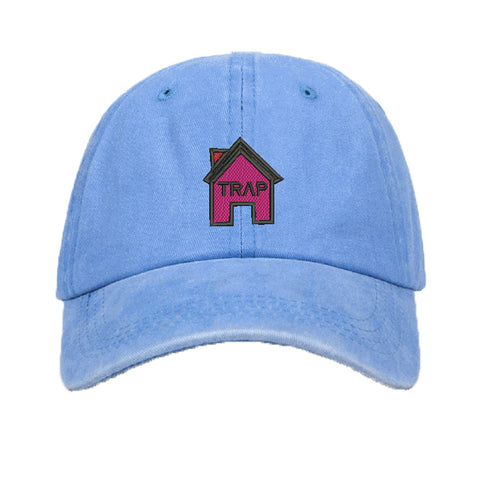 Gorra de béisbol bordada Trap House