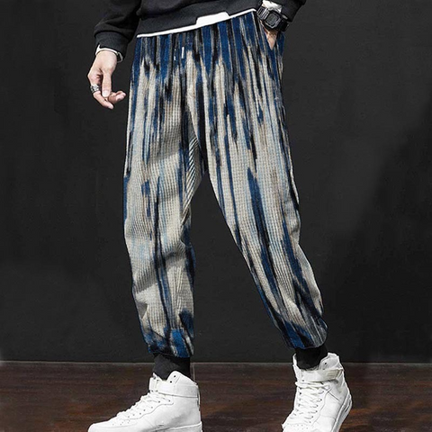 Pantalones casuales con estampado digital 3D para hombre 