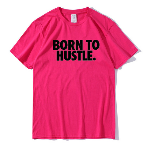 Camiseta informal para hombre Born To Hustle 