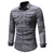 Men's Pleated Sleeve Stitch Lined Denim Shirt