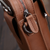 Vintage Metal Lock PU Leather Crossbody Bag