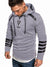 Fashion Patchwork Hooded Sweater - Hoodies - NouveExpress