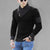 Men’s Pullover Zip Accent Ribbed Collar Sweater