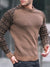 Men's Pullover Color Block Printed Sweater