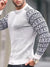 Suéter estampado con bloques de color para hombre 
