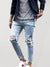 Men's Casual Ripped Pencil Jeans