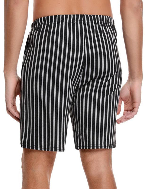 Jingtong-Men's Woven Striped Lounge Pants - Loungewear - NouveExpress