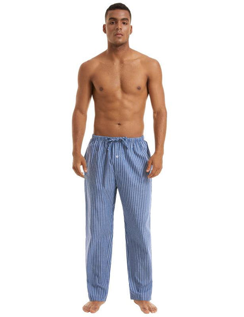 Jingtong-Men's Woven Striped Lounge Pants - Loungewear - NouveExpress