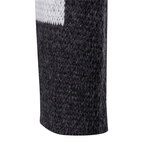 Men's Color Blocking Knitted Hooded Long Coat - Coats - NouveExpress