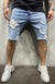 Men's Fashion Mid Waist Ripped Slim Short Jeans - Jeans - NouveExpress