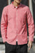 Men's Oxford Long Sleeve Casual Shirt - Shirts - NouveExpress