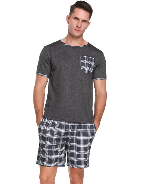 Men's Plaid Shorts, Lougewear - Shorts - NouveExpress