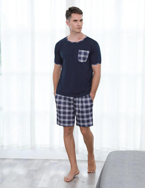 Men's Plaid Shorts, Lougewear - Shorts - NouveExpress
