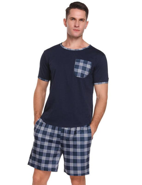 Men's Plaid Shorts, Lougewear - Shorts - NouveExpress