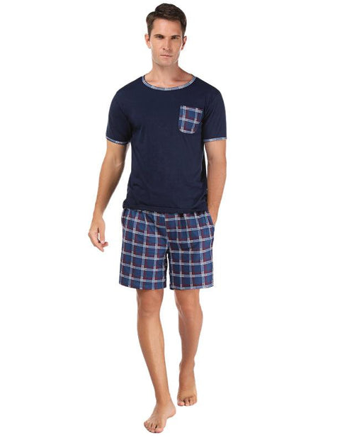 Men's Plaid Shorts, Lougewear - Shorts - NouveExpress