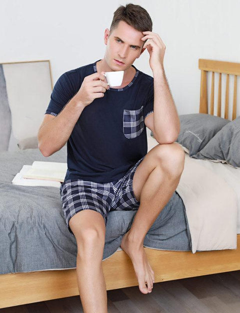 Men's Plaid Shorts, Lougewear - Shorts - NouveExpress