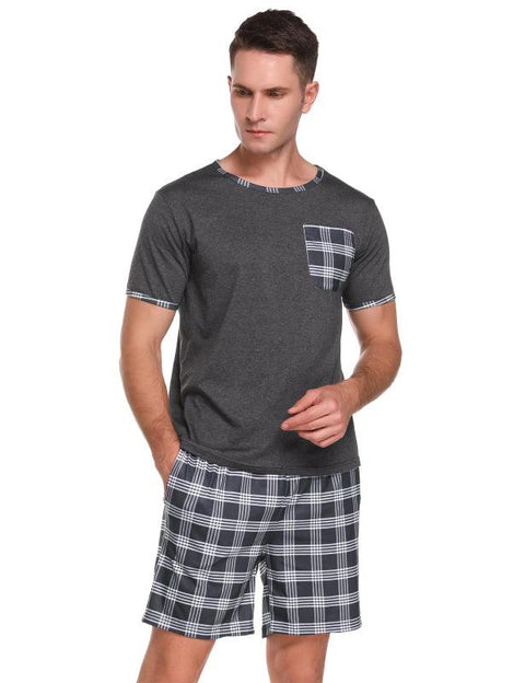 Men's Plaid Shorts, Lougewear - Shorts - NouveExpress