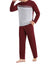 Men'S Round Neck Printed Pajama Set -  - NouveExpress