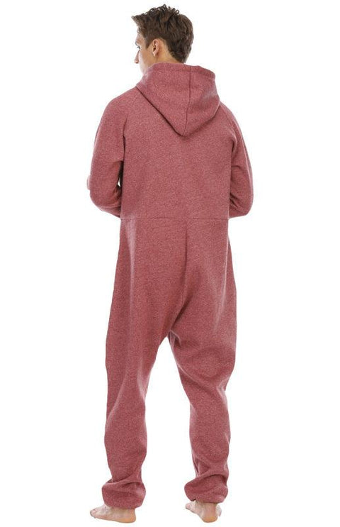 Men's Thickened Sweater Fleece Jumpsuit Onesie - Loungewear - NouveExpress