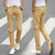 Men Solid Color Slim Fit Straight Pants XXS-3XL - Pants - NouveExpress