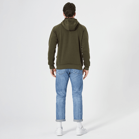 Men Zippered Large Pocket Hoodie S-2XL - Hoodies - NouveExpress