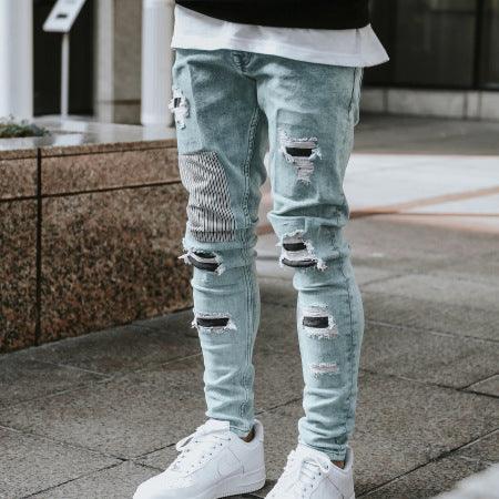 Tag et bad Stige Vibrere Men's Trend Ripped Skinny Jeans – NouvéExpress