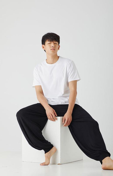Modal Pants, Thin Loose Comfortable Wide Leg Pants - Sleepwear - NouveExpress