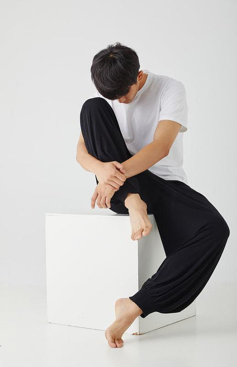 Modal Pants, Thin Loose Comfortable Wide Leg Pants - Sleepwear - NouveExpress