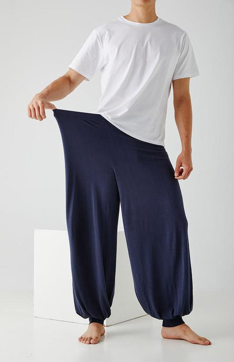Modal Pants, Thin Loose Comfortable Wide Leg Pants - Sleepwear - NouveExpress