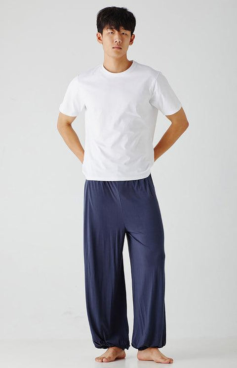 Modal Pants, Thin Loose Comfortable Wide Leg Pants - Sleepwear - NouveExpress