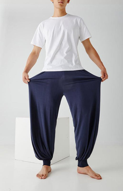 Modal Pants, Thin Loose Comfortable Wide Leg Pants - Sleepwear - NouveExpress