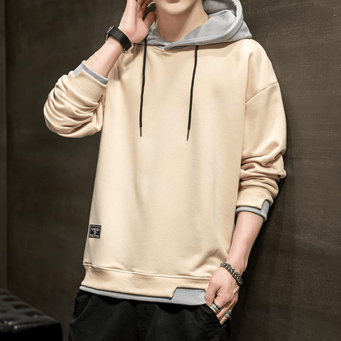 NEW Hooded Long Sleeve Loose Embroidered Hoodie - Hoodies - NouveExpress