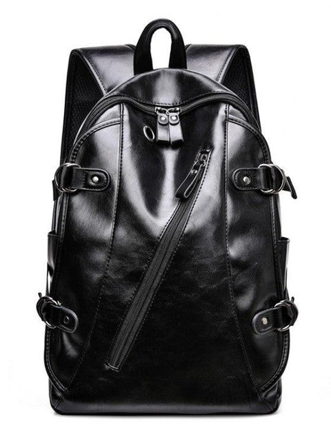 NEW Large Capacity Solid Backpack - Coffee - Backpacks - NouveExpress